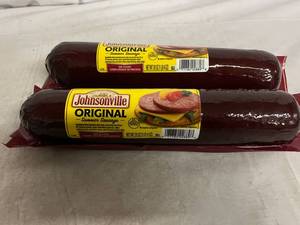 lot 247 image: 2 x 20oz Johnsonville Original Summer Sausage
