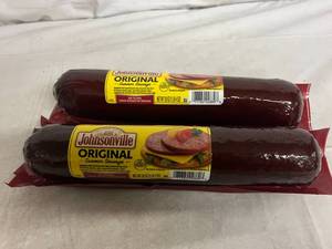lot 249 image: 2 x 20oz Johnsonville Original Summer Sausage