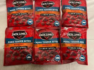 lot 275 image: 6 Bags of Jack Links BBQ Pork Tender Bites