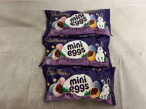 lot 292 image: 3 Bags of Cadbury Mini Eggs