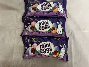 lot 294 image: 3 Bags of Cadbury Mini Eggs