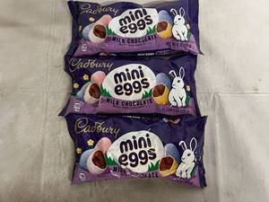 lot 297 image: 3 Bags of Cadbury Mini Eggs