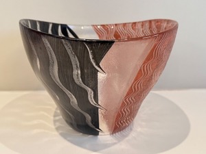 lot 7 image: Kosta Boda Tonga Bowl by Monica Backstrom, Signed