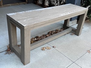 lot 24 image: Wooden Distressed Table