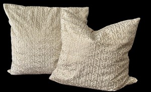 lot 35 image: Pair of 24 Decorative Throw Pillows