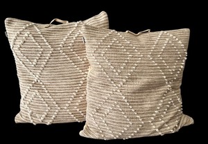 lot 36 image: Pair of 25 Decorative Throw Pillows by URBAN86