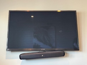 lot 63 image: JBL Soundbar and 65 Samsung TV