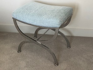 lot 29B image: Elegant Custom Upholstered Bench
