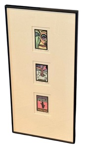 lot 69 image: Framed Block Print by Marvin Hill