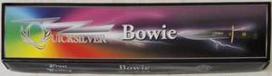 lot 5 image: Quicksilver Bowie Knife with Black Rubber Handle & Cover - 15 Overall Length (View Photos)