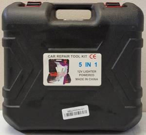 lot 23 image: 5 in 1 - Car Repair Tool Kit - 12V Lighter Powered (View Photos)