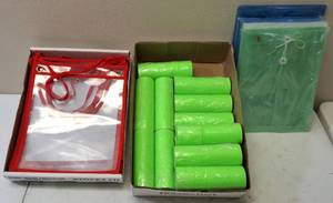 lot 52 image: Miscellaneous Office Supplies - Work Order Protectors, Price Tags & Folders (View Photos)