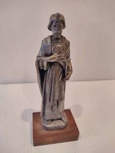 lot 19 image: St. Juda (Jude) Pewter Figurine