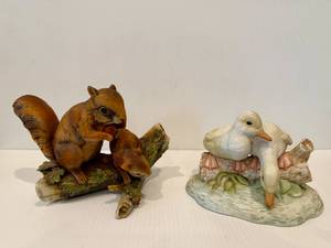 lot 65 image: Animal Friends Figurines - HomcoHome Interiors