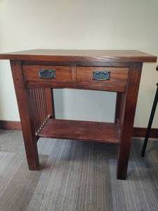 lot 84 image: Craftsman Style Side Table