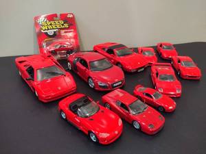 lot 98 image: Assortment of Red Sports Cars