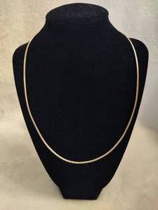 lot 101 image: Omega Silver Necklace - Stamped 925