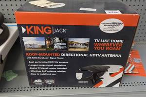 lot 8 image: King Jack Roof Mounted Directional HDTV Antenna