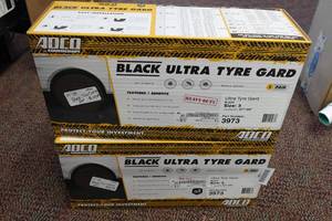 lot 492 image: 2 Adco Black Ultra Tire Guards - Size 3