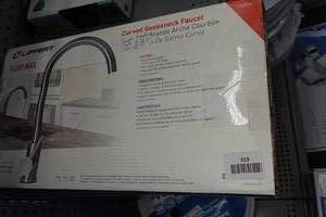 lot 319 image: Lippert Flow-Max Curved Gooseneck Faucet