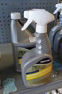 lot 307 image: Spray Bottle and Jug Thetford Premium Rubber Roof Cleaner & Conditioner