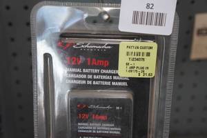 lot 82 image: Schumacher 12V 1A Manual Battery Charger