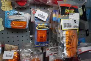 lot 63 image: Assorted Sizes RV Marker Lights