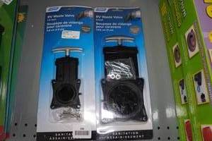 lot 168 image: 2 RV Waste Valves 1.5 & 3