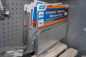lot 184 image: 6 Universal Reflective Window Covers