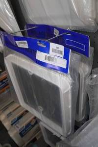 lot 190 image: 2 RV Screen Frames - White, Radius Corners
