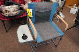 lot 210 image: Eureka Folding Camping Chair with Table