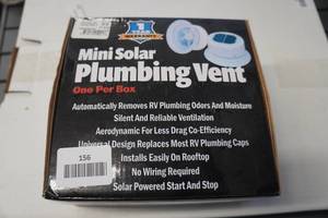 lot 156 image: Ultra-Fab Mini Solar Plumbing Vent