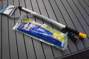 lot 152 image: Camco RV Flexible Swivel Stik and Soft Swab Toilet Brush