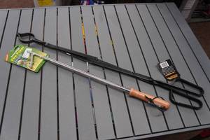 lot 247 image: Extendable Fire Poker and Log Tweezers