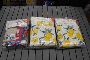 lot 258 image: 3 Tablecloths & Bench Covers