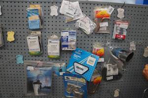 lot 19 image: Assorted Trailer Accessories -Control Harness, Hitch Pins, Wiring Harnesses