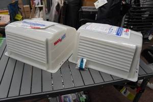 lot 120E image: 2 MaxXAir Vent Covers -Translucent White