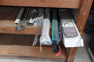 lot 60B image: Assorted Window Awning Components