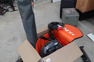 lot 361 image: Dish Network King Tailgater Portable Satellite Antenna with Case and Stand