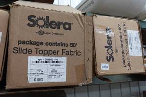 lot 449 image: Solera Universal Slide Topper Replacement Fabric - 48 Wide - White
