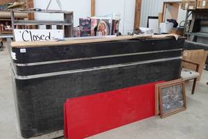 lot 433 image: Wood Bar with Contents