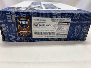 lot 40 image: G. 15lbs 9Hickory Smoked Bulk Bacon
