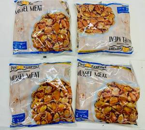 lot 44 image: C. 4x 16oz Fully Cooked Mussel Meat