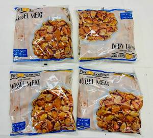 lot 45 image: C. 4x 16oz Fully Cooked Mussel Meat