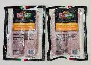 lot 52 image: F. 2x12oz Margherita Uncured Genoa Salami