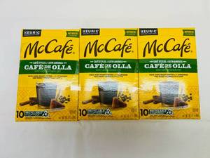 lot 77 image: 3x 10 K-Cups McCafe Caf De Olla