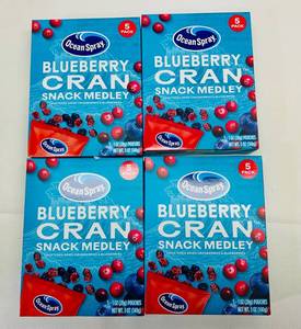 lot 79 image: 4x Ocean Spray Blueberry Cran Snack Medley