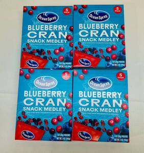 lot 80 image: 4x Ocean Spray Blueberry Cran Snack Medley