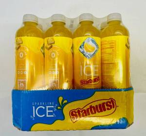 lot 107 image: 12x Sparkling Ice Starburst-Lemon