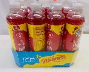 lot 112 image: Sparkling Ice Starburst-Cherry